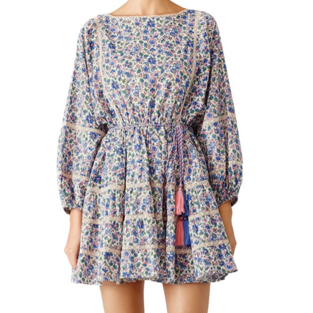 Loveshackfancy Noelle Floral Dress sz M.